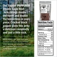 thumbnail image 2 of Old Trapper Double Eagle MSF2&nbsp;Beef Jerky, Peppered Flavor, 21oz. 80-Count Package, Natural Wood Smoked Meat Snacks, 10 Grams of Protein and 80 Calories per Serving (Pack of One), 2 of 3