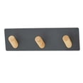 thumbnail image 4 of Key Organizer Hat Rack Wall Mount Decorative Key Holder for Key Hat Towels Black, 4 of 9
