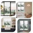 thumbnail image 7 of Foggy Forest Window Privacy Film, Green Mist Mountain Natural Landscape Static Cling UV Sun Blocking Heat Control Window Tint Day and Night, Non-Adhesive One Way Windows Privacy Cover 17.7''x78.7'', 7 of 7