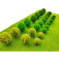 thumbnail image 3 of 24 piezas mini árboles modelo árboles de arbustos mixtos grupos de vegetación arbustos para modelo tren paisaje arquitectura árboles modelo paisaje árboles árboles falsos sin soportes, 3 of 5