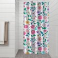 thumbnail image 2 of Pioneer Flower Floral Print Pattern Shower Curtain 36"x72" ,Bathroom Decorative Shower Curtains Set with 12 Hooks,Modern Waterproof Washable Shower Curtain, 2 of 6