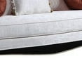 thumbnail image 4 of Benjara BM273234 83 in. Fabric Wingback Sofa, 7 Accent Pillows, Pocket Coil Seat, Cream, 4 of 5