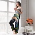 thumbnail image 5 of Honiee Forest Plant Raccoon for elegant Women's Lounge Pants and Pajama Pants, crafted for ultimate comfort in your sleepwear essentials-Medium, 5 of 6