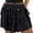 Black, variant on EMMIOL Women's High Waisted Ruffle Hem Flowy Skorts 2026 Summer Casual Mini Skort Shorts