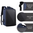 thumbnail image 4 of Anti-Theft Hard Shell Backpack,Slim Business Travel Laptop Backpack for Men,Water Resistant Laptop Bag with USB Port, 4 of 7