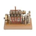 thumbnail image 2 of 12CC Vertical 4-Cylinder Gasoline Engine Model with Water Cooling & Mechanical Governor – Vintage Brass Internal Combustion Engine for Display & DIY Gifts, 2 of 6