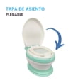 thumbnail image 3 of Baño Entrenador Bacinica The Baby Shop  FG-342 con tapa y asiento acojinado Verde, 3 of 8