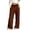 Brown, variant on Teen Girls Wide Leg Sweatpants Kids FLeece Lined Baggy Sweat Pants for Girls Athletic Elastic Waist Sweatpants with Pockets Army Green Size 10-11 Years