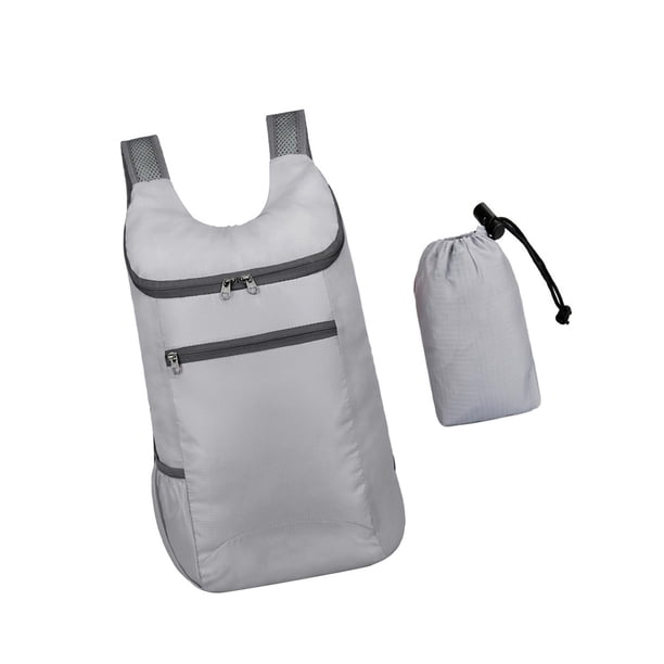 Mochila al aire libre Shamjiam Mochila empacable ligera Gris