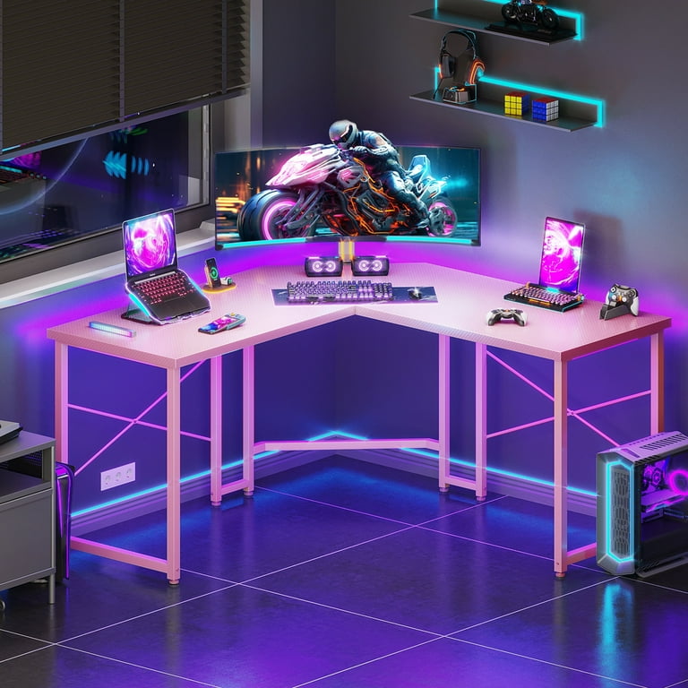 Casacomoda Computer Desk L Shaped, 51 Inch Reversible L Shaped