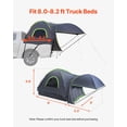 thumbnail image 3 of Carpa VEVOR Pickup impermeable PU2000 para acampar para 2-3 personas, 3 of 9