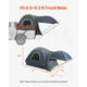 thumbnail image 3 of Carpa VEVOR Pickup impermeable PU2000 para acampar para 2-3 personas, 3 of 9