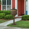 thumbnail image 3 of Betisef Mailbox Cast Aluminum Mail Box Postal Box Security Heavy Duty Bronze, 3 of 9