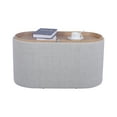 thumbnail image 3 of Techni Home Storage Ottoman with Reversible Tray Top, Natural, 3 of 10