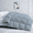 Blue, variant on KAKABELL Premium Goose Feather & Down Comforter Queen Size,100% Cotton Cover,Fluffy & Lightweight,3D-Baffle Box Design,Equipped with 8 Corner Tabs ,Soft & Breathable, Premium Hotel Bedding 90" x 90"