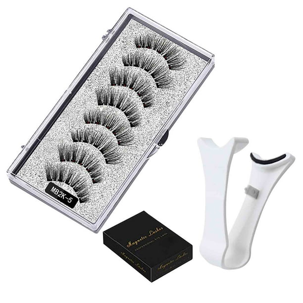 Pisexur Belleza Maquillaje Pestañas Wasado Pestañas magnéticas Wasado Pestañas magnéticas Wasado Pestañas magnéticas suaves Wasado Pestañas magnéticas reutilizables No necepara mujeres y hombres