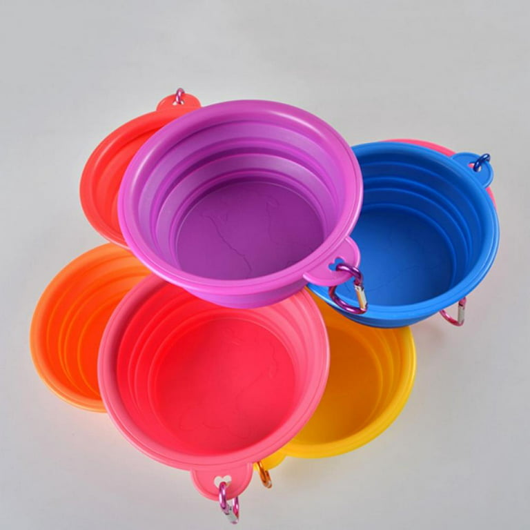 350 1000ml Travel Foldable Pet Dog Bowl for Small Large Dogs Slow Puppy Big  Dog Food