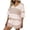 *Beige, variant on VBVC Women's Color Block Striped 2 Piece Set, V-Neck Top and Elastic Waist Shorts For Women, Ladies'Summer Loungewear with Pockets,Beige,S-2XL