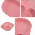 thumbnail image 4 of Shisuyan Square Plate Pink 1Set 9.43X8.45X0.39In, 4 of 8