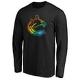 thumbnail image 2 of Men's Black Vancouver Canucks Team Pride Logo Long Sleeve T-Shirt, 2 of 3