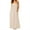Apricot, variant on Chouyatou Women's Summer Backless Tied Spaghetti Straps Casual Loose Cutout Maxi Dress with Pockets