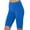 Sky Blue, variant on biudgviw Womens Biker Shorts High Waisted Athletic Yoga Knee Length Leggings Summer Gym Sporty Shorts