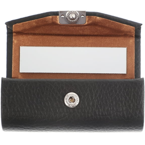 Lipstick Travel Purse Pack Case with Mirror Pouch Exquisite Holder Portable Balm Stand Gloss