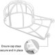 thumbnail image 5 of Arandela de sombrero para gorras de béisbol, paquete de 3 soportes para lavadora para lavavajillas, limpiador de gorra de béisbol, jaula de marco de sombrero de visera plana curva para lavar, béisbol Afortunado Sencillez, 5 of 5