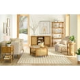 thumbnail image 6 of Better Homes & Gardens Springwood 5 Shelf Bookcase with Solid Wood Frame, Light Honey Finish, 6 of 9