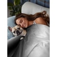 thumbnail image 3 of Black Grey White Full Size Flat Sheet, Wrinkleproof & Fadeproof Cooling Flat Bed Sheet Only, Farmhouse Ombre Color Modern Simple Breathable Soft Bedding Top Sheets 81 x 96 Inches, 3 of 8