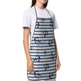 thumbnail image 4 of Disketp Anchors And Steering Wheel Kitchen Apron with adjustable Aprons for Women with Pockets Cooking Powder Pink Apron, 4 of 7