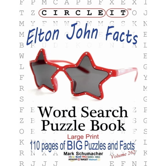 Circle It, Elton John Facts, Word Search, Puzzle Book, (Paperback)