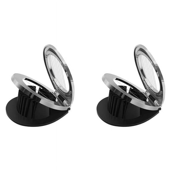 2X Egg Slicer for Hard Boiled Eggs, Egg Heavy Duty Cutter Duty Slicer Kitchen Tools Garnish Slicer, 3 Slicing Styles