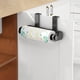 thumbnail image 4 of Estantes de baño montados en la pared, dispensador de toallas de papel de cocina y film transparente sin taladro, estante multifunción para almacenamiento de tela y organizador de rollos de papel, peg, 4 of 9