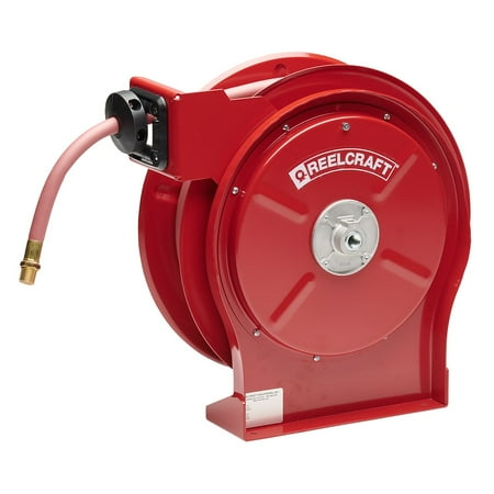 Reelcraft Premium Duty Spring Retractable Reels, 1/2 in x 50 ft