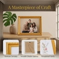 thumbnail image 2 of Unique Bargains Ornate Gold Resin Picture Frame for Luxury Home Decor Gold 5" x 7", 2 of 5