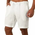 thumbnail image 3 of zuwimk Mens Shorts,Men's Big And Tall Performance Series Extreme Comfort Short White,XXL, 3 of 3