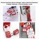 thumbnail image 3 of Juego De Cerraduras Para Disyuntores, Kit De Etiquetado Y Bloqueo Con Hebilla De 6 Orificios Candados De Seguridad Multiusos 15 Etiquetas Colgantes Con Llaves Para Aplicaciones, 3 of 7