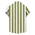 thumbnail image 7 of CHUMUD Men's Beach Shirt Short Sleeve Casual Striped Top Summer Vacation Fashion Tee (Avail for Big & Tall), 7 of 7