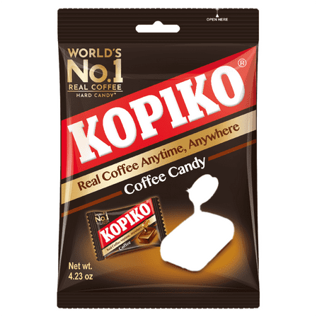 Kopiko Coffee Candy 4.23 oz Bags - Coffee Flavor (Pack of 3)