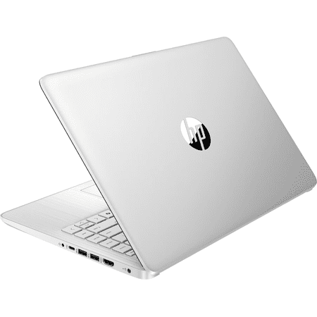 HP 14 Laptop Thin & Light, 1-Year Microsoft Office 365, Intel 4-Core Processor, 4GB Memory, 128GB Storage, SD Card Reader, HDMI, Windows 11 S (Silver)