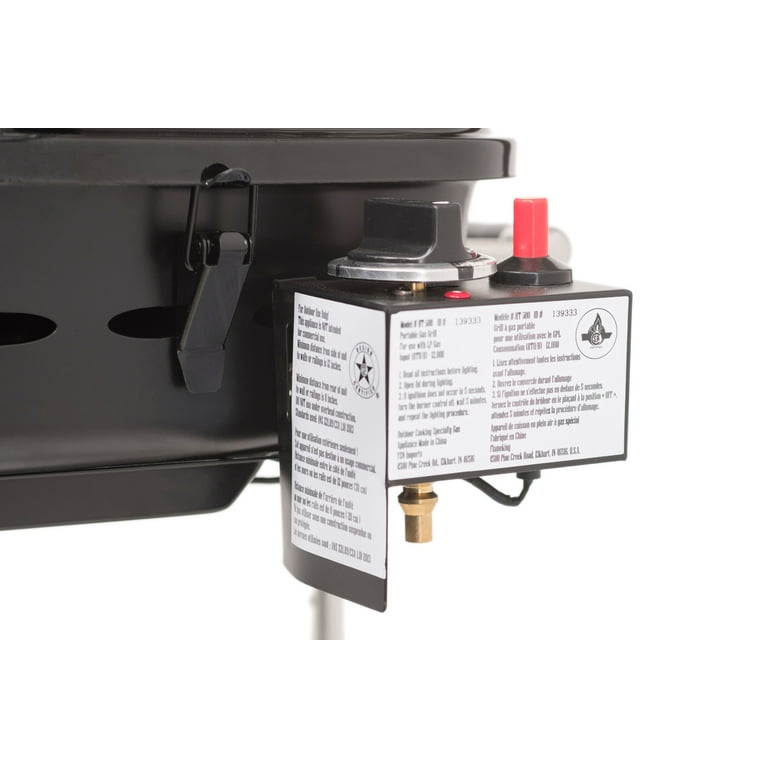 Flame King RV Trailer Mounted BBQ Grill Motorhome Gas Grill with