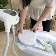 Ingenuity SimpleComfort Baby Swing, Infants, Blue/Green, Vibrating Seat, Multi-Direction, Compact, Everston