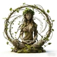 thumbnail image 5 of Bohemian Statue Acrylic Sign, Home Decoration, Desktop Ornaments, for Women, Nature Lovers Home Decoration, 5 of 6
