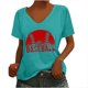 thumbnail image 1 of Camiseta sin mangas con cuello en V y estampado informal elegante para mujer OAVQHLG3B Store  lin121212, 1 of 5