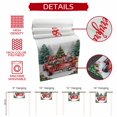 thumbnail image 6 of Winter Christmas Tree Table Runner 13x70in Non-Slip Cotton Linen Table Runners, Red Truck Colored Ball Dresser Scarves TableRunner for Dinner Kitchen Dining Wedding Party, 6 of 9