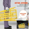 thumbnail image 4 of TOHU Portable Scaffolding Step Ladder Adjustable Height 27.6 to 45.7in 771 Capacity Workbench for Home Use Yellow, 4 of 8