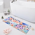 thumbnail image 7 of Coolnut Leopard Print Bath Mat, Dry Quickly Non Slip Absorbent Bath Rug, Soft Living Room Bedroom Home Floor Mats, Bath Mats for Bathroom, Tub and Shower 20" x 39" Home Decor, 7 of 7