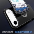 thumbnail image 6 of REQO Compatible with  iPhone 17 Air Case with Screen Protector(Tempered Glass),Hybrid 2 in 1 Protective Slim Fit Sturdy Shockproof Cover with Invisible Magnetic Ring Kickstand for iPhone 17 Air, 6 of 7