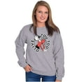 thumbnail image 3 of Popeye Olive Oyl You Too Cute Funny Women Crewneck Sweatshirt Brisco Brands S, 3 of 6
